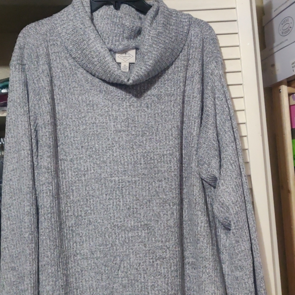 St. John's Bay-Plus Womens Long Sleeve Turtleneck - Picture 6 of 10